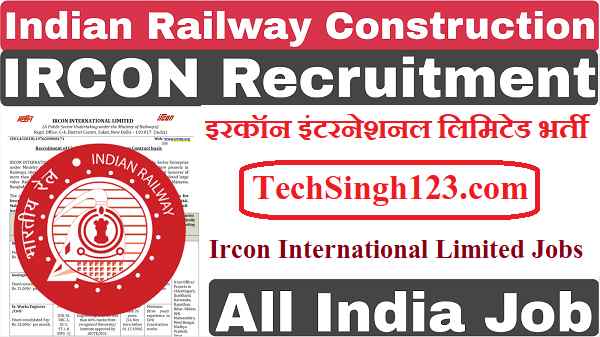 Ircon International Limited Recruitment IRCON Jobs