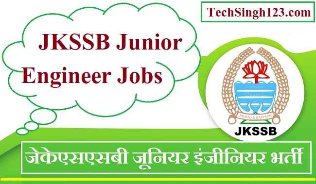 JKSSB JE Recruitment JKSSB Junior Engineer Recruitment JKSSB JE भर्ती
