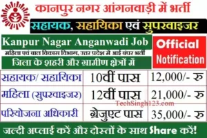 Kanpur Nagar Anganwadi Recruitment Kanpur Nagar Anganwadi Bharti